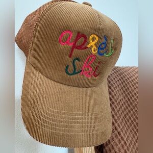 Worn West Apres ski corduroy hat
